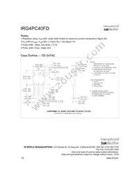 IRG4PC40FD Datasheet Page 10
