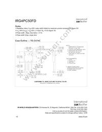 IRG4PC50FDPBF Datasheet Page 10