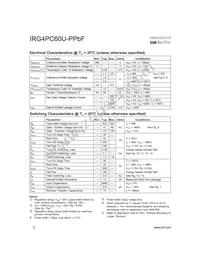 IRG4PC60U-PPBF Datasheet Page 2