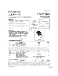 IRG4PH20K Datasheet Cover