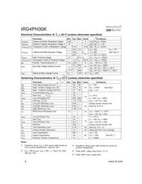 IRG4PH30K Datasheet Page 2