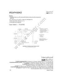 IRG4PH30KD Datasheet Page 10