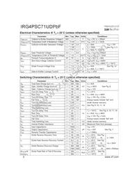 IRG4PSC71UDPBF Datasheet Page 2