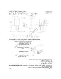 IRG4PSC71UDPBF Datasheet Page 10