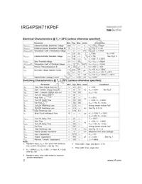 IRG4PSH71KPBF Datasheet Page 2