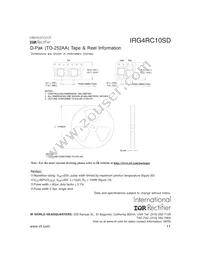 IRG4RC10SD Datasheet Page 11