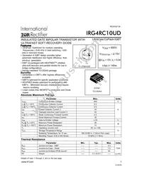 IRG4RC10UD Datasheet Cover