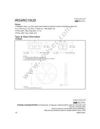 IRG4RC10UD Datasheet Page 10