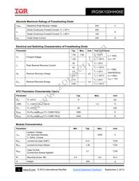 IRG5K100HH06E Datasheet Page 3