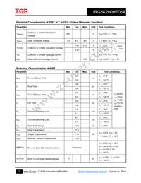 IRG5K200HF06A Datasheet Page 2