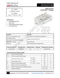 IRG5K30FF06Z Datasheet Cover