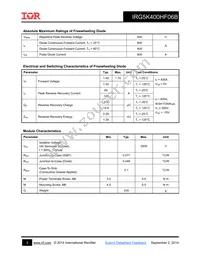 IRG5K400HF06B Datasheet Page 3