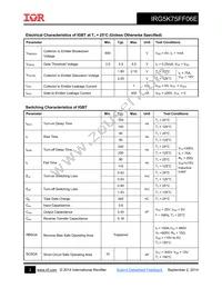 IRG5K75FF06E Datasheet Page 2