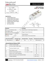 IRG5U100HF12A Datasheet Cover