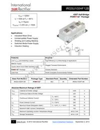 IRG5U100HF12B Datasheet Cover