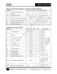 IRG5U150HF12B Datasheet Page 2