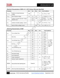 IRG5U50HH12E Datasheet Page 2