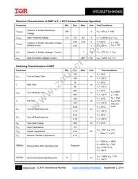 IRG5U75HH06E Datasheet Page 2