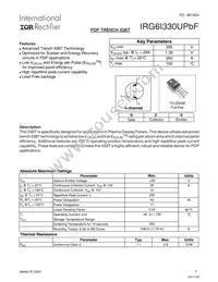 IRG6I330UPBF Datasheet Cover