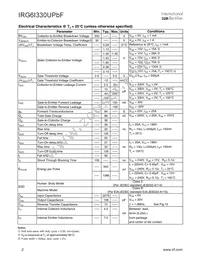 IRG6I330UPBF Datasheet Page 2