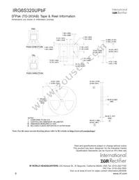 IRG6S320UTRRPBF Datasheet Page 8