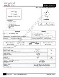 IRG7CH28UEF Datasheet Cover