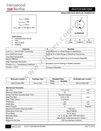 IRG7CH30K10EF Datasheet Cover