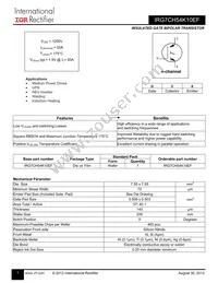 IRG7CH54K10EF-R Datasheet Cover