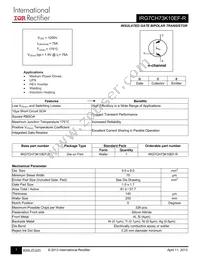 IRG7CH73K10EF-R Datasheet Cover