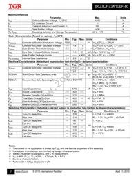 IRG7CH73K10EF-R Datasheet Page 2