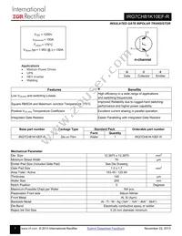 IRG7CH81K10EF-R Datasheet Cover