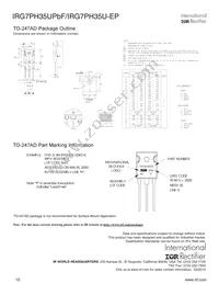 IRG7PH35U-EP Datasheet Page 10