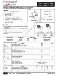 IRG7PH35UD1-EP Datasheet Cover