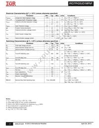 IRG7PH35UD1MPBF Datasheet Page 2