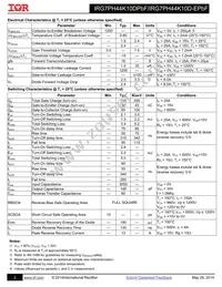 IRG7PH44K10DPBF Datasheet Page 2