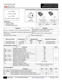 IRG7PK35UD1PBF Datasheet Cover