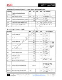 IRG7T100HF12B Datasheet Page 2