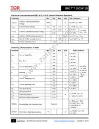IRG7T150CH12B Datasheet Page 2