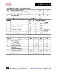 IRG7T150HF12B Datasheet Page 3
