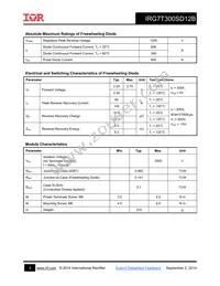 IRG7T300SD12B Datasheet Page 3