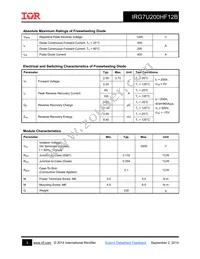 IRG7U200HF12B Datasheet Page 3