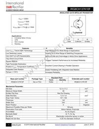 IRG8CH137K10F Datasheet Cover