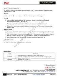 IRG8CH137K10F Datasheet Page 4