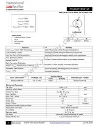 IRG8CH184K10F Datasheet Cover