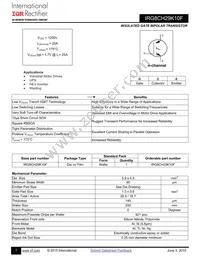 IRG8CH29K10F Datasheet Cover