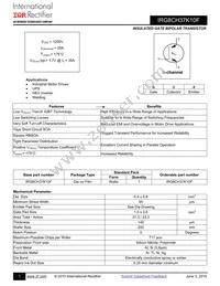 IRG8CH37K10F Datasheet Cover