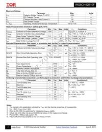 IRG8CH42K10F Datasheet Page 2