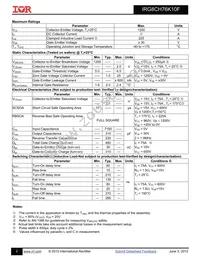 IRG8CH76K10F Datasheet Page 2