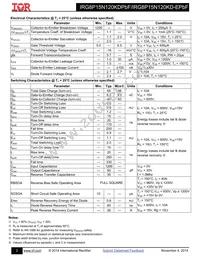 IRG8P15N120KD-EPBF Datasheet Page 2