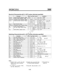 IRGBC20U Datasheet Page 2